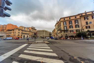 Roma - 6 Ocak: Sokaklar, Roma, Antik Roma 6, 2016 yılında Roma, İtalya.