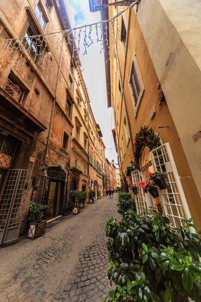 ROMA - 6 de enero: Calles de Roma, antigua Roma 6, 2016 en Roma, Italia . — Foto de Stock