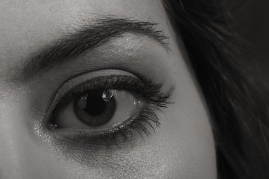 Güzel göz makyaj eyeliner