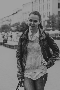 Krakow, Polonya - 15 Eylül: Krakow, Polonya 22 Eylül 2015 alışveriş