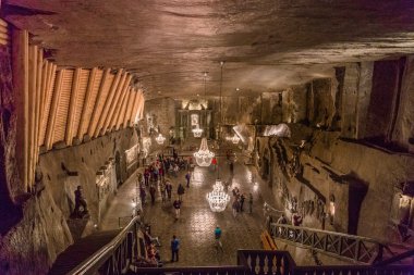 Wieliczka, Polonya - 15 Eylül: Tuz benim Wieliczka içinde 22 Eylül 2015