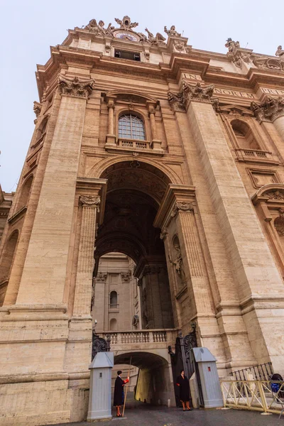 罗马-1月9日: 罗马梵蒂冈博物馆景观2016年1月9日在罗马, 意大利。. — 图库照片