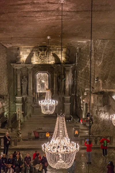 Wieliczka, poland - 15. September: Salzbergwerk in wieliczka am 22. September 2015 — Stockfoto