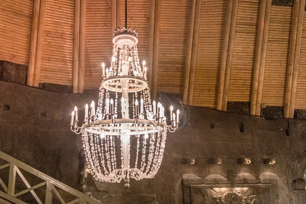 Wieliczka, POLONIA - 15 SETTEMBRE: La miniera di sale a Wieliczka il 22 settembre 2015 — Foto Stock