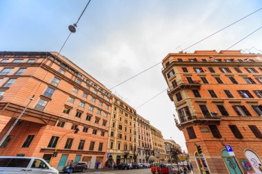 Roma - 09 Ocak: Görünümünü melek Şatosu'nda Roma 09 Ocak 2016 Roma, Italy.Rome, İtalya.