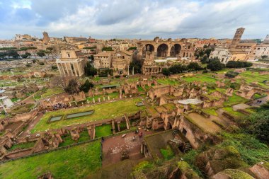 Roma - 13 Ocak: Roma Forumu Roma, İtalya görünümü üzerinde 13 Ocak 2016.