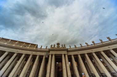 Roma - 6 Ocak: St. Peter's Square, Antik Roma 6, 2016 yılında Roma, İtalya.