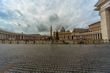 Roma - 6 Ocak: St. Peter's Square, Antik Roma 6, 2016 yılında Roma, İtalya.