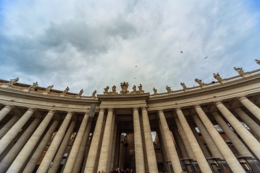 Roma - 6 Ocak: St. Peter's Square, Antik Roma 6, 2016 yılında Roma, İtalya.