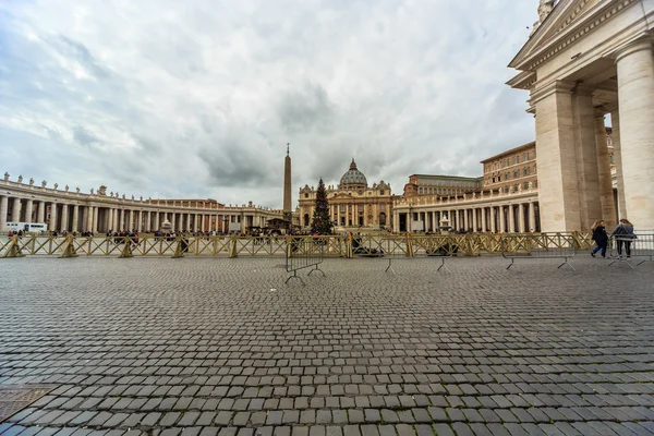 ROMA - 6 de janeiro: Praça de São Pedro, Roma antiga 6, 2016 em Roma, Itália . — Fotografia de Stock