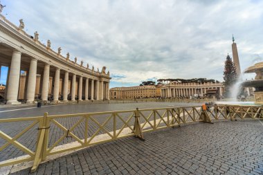 Roma - 6 Ocak: St. Peter's Square, Antik Roma 6, 2016 yılında Roma, İtalya.