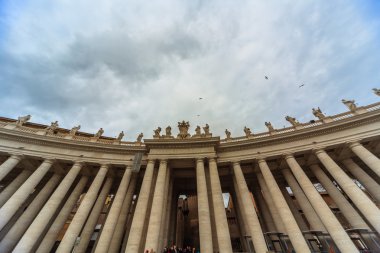 Roma - 6 Ocak: St. Peter's Square, Antik Roma 6, 2016 yılında Roma, İtalya.