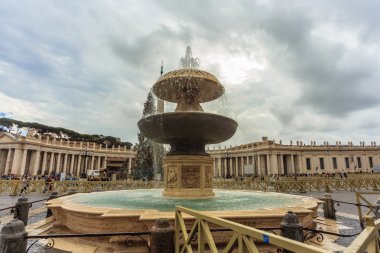 Roma - 6 Ocak: St. Peter's Square, Antik Roma 6, 2016 yılında Roma, İtalya.
