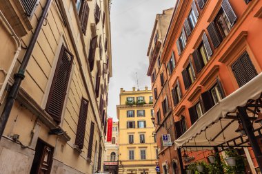 Roma - 6 Ocak: Sokaklar, Roma, Antik Roma 6, 2016 yılında Roma, İtalya.