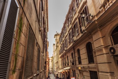 Roma - 6 Ocak: Sokaklar, Roma, Antik Roma 6, 2016 yılında Roma, İtalya.