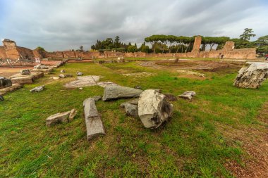 Roma - 13 Ocak: Roma Forumu bir yükseklikten Roma, İtalya görünümü üzerinde 13 Ocak 2016.
