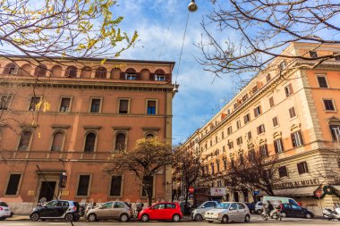 Roma - 6 Ocak: Sokaklar, Roma, Antik Roma 6, 2016 yılında Roma, İtalya.