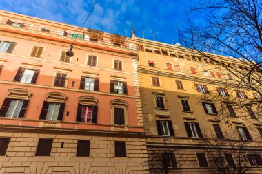 Roma - 6 Ocak: Sokaklar, Roma, Antik Roma 6, 2016 yılında Roma, İtalya.