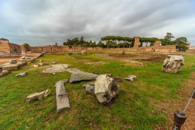 Roma - 13 Ocak: Roma Forumu bir yükseklikten Roma, İtalya görünümü üzerinde 13 Ocak 2016.