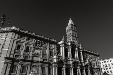 Roma - 17 Ocak: Roma, İtalya görünüm Santa Maria Maggiore Kilisesi 13 Ocak 2016.