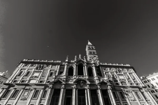 Roma - 17 Ocak: Roma, İtalya görünüm Santa Maria Maggiore Kilisesi 13 Ocak 2016.