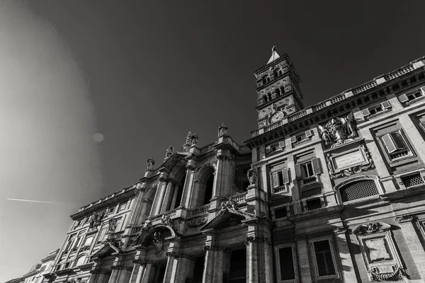 Roma - 17 Ocak: Roma, İtalya görünüm Santa Maria Maggiore Kilisesi 13 Ocak 2016.