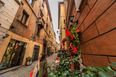 Roma - 6 Ocak: Sokaklar, Roma, Antik Roma 6, 2016 yılında Roma, İtalya.