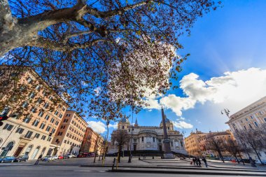 Roma - 6 Ocak: Sokaklar, Roma, Antik Roma 6, 2016 yılında Roma, İtalya.