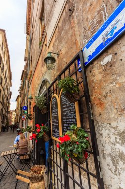 Roma - 6 Ocak: Sokaklar, Roma, Antik Roma 6, 2016 yılında Roma, İtalya.