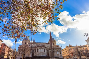 Roma - 6 Ocak: Sokaklar, Roma, Antik Roma 6, 2016 yılında Roma, İtalya.