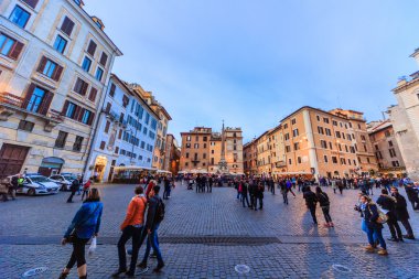 Roma - 6 Ocak: Sokaklar, Roma, Antik Roma 6, 2016 yılında Roma, İtalya.