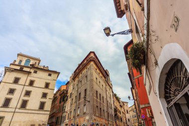 Roma - 6 Ocak: Sokaklar, Roma, Antik Roma 6, 2016 yılında Roma, İtalya.