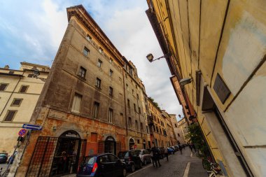 Roma - 6 Ocak: Sokaklar, Roma, Antik Roma 6, 2016 yılında Roma, İtalya.
