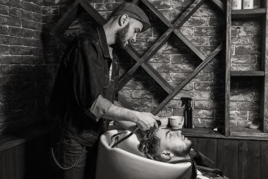 Kuaför tarak istemci Berber Dükkanı