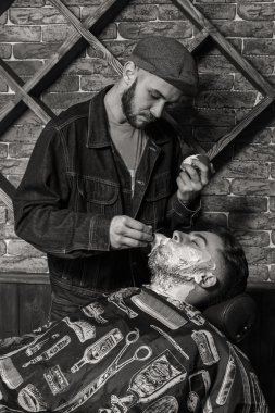 Kuaför tarak istemci Berber Dükkanı