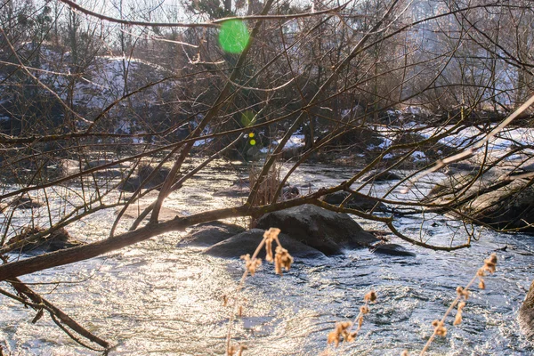 Paisagem de inverno incrível. Bela natureza . — Fotografia de Stock