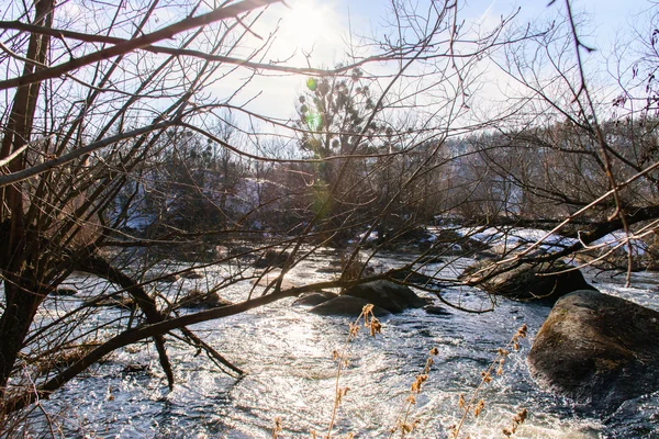 Paesaggio invernale incredibile. Bella natura . — Foto Stock