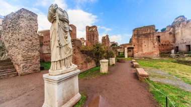 Roma - 13 Ocak: Roma Forumu Roma, İtalya görünümü üzerinde 13 Ocak 2016.