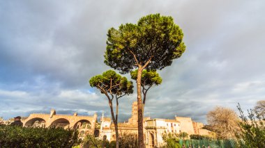 Roma - 13 Ocak: Roma Forumu Roma, İtalya görünümü üzerinde 13 Ocak 2016.