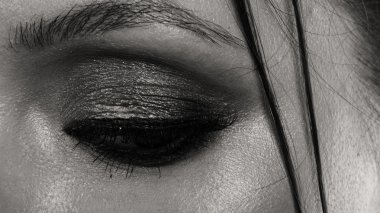 Güzel göz makyaj eyeliner