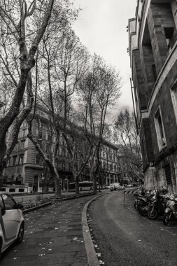 Roma - 6 Ocak: Sokaklar, Roma, Antik Roma 6, 2016 yılında Roma, İtalya.