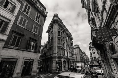 Roma - 6 Ocak: Sokaklar, Roma, Antik Roma 6, 2016 yılında Roma, İtalya.