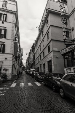 Roma - 6 Ocak: Sokaklar, Roma, Antik Roma 6, 2016 yılında Roma, İtalya.