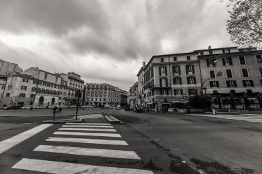 Roma - 6 Ocak: Sokaklar, Roma, Antik Roma 6, 2016 yılında Roma, İtalya.