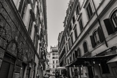 Roma - 6 Ocak: Sokaklar, Roma, Antik Roma 6, 2016 yılında Roma, İtalya.