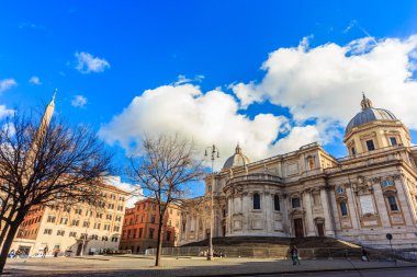 Roma - 6 Ocak: Sokaklar, Roma, Antik Roma 6, 2016 yılında Roma, İtalya.