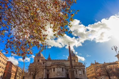 Roma - 6 Ocak: Sokaklar, Roma, Antik Roma 6, 2016 yılında Roma, İtalya.