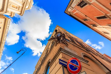 Roma - 6 Ocak: Sokaklar, Roma, Antik Roma 6, 2016 yılında Roma, İtalya.