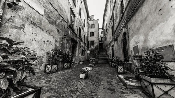 Rome - 6 januari: Mooie straten van Rome 6, 2016 in Rome, Italië. — Stockfoto