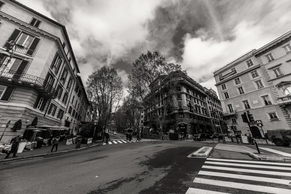 ROMA - 6 de enero: Calles de Roma, antigua Roma 6, 2016 en Roma, Italia . —  Fotos de Stock